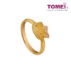 TOMEI X Hello Kitty Pink Ribbon Ring, Yellow Gold 916