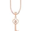 TOMEI [Online Exclusive] Awesome 21st Lovely Key Pendant, Rose Gold 375