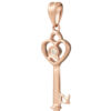 TOMEI [Online Exclusive] Awesome 21st Lovely Key Pendant, Rose Gold 375