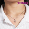 TOMEI Star Diamond Pendant, White Gold 750