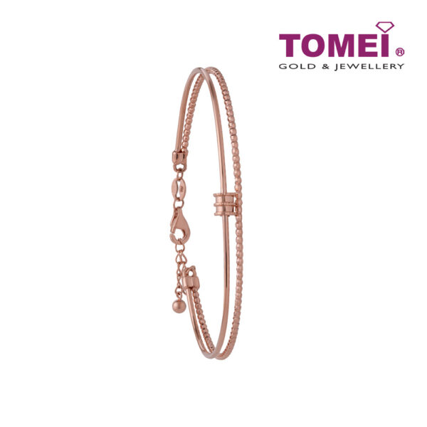 TOMEI Rouge Collection Bangle, Rose Gold 750