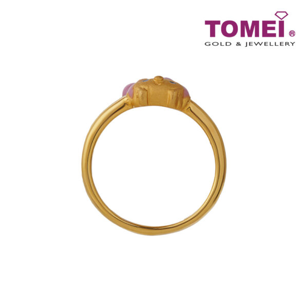 TOMEI X My Melody Flower Ring, Yellow Gold 916