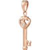 TOMEI [Online Exclusive] Awesome 21st Gift Key Pendant, Rose Gold 375