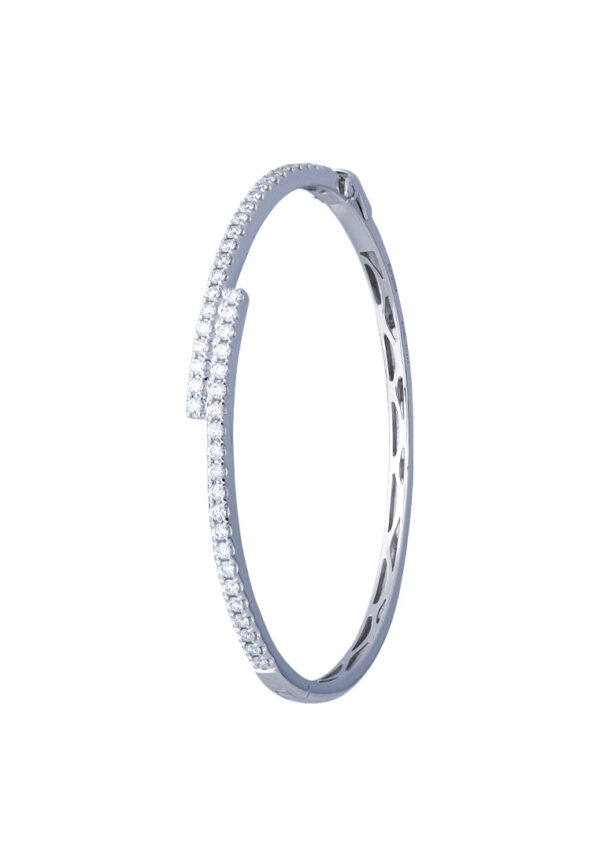 TOMEI 【紧紧相依】Connected Bangle, White Gold 750