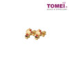 TOMEI x Hello Kitty in Red Earrings, Yellow Gold 916
