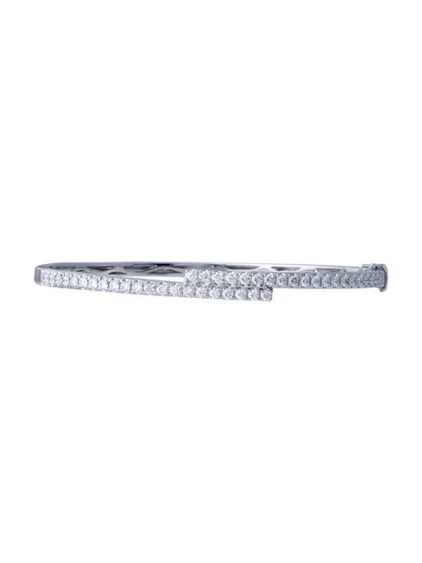 TOMEI 【紧紧相依】Connected Bangle, White Gold 750