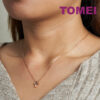 TOMEI Rouge Collection Perfect Cross Necklace, Rose Gold 750