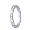TOMEI【真爱多美。承诺】 Evermore Couple Ring, White+Rose Gold 750