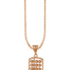 TOMEI Rouge Collection Abacus Pendant, Rose Gold 750
