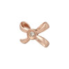 TOMEI [Online Exclusive] Minimalist Ribband Pendant, Rose Gold 375