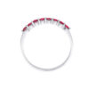 TOMEI Ruby Eternity Ring, White Gold 750