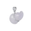 TOMEI Purple Jade Gourd Pendant, White Gold 750