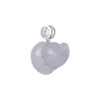 TOMEI Purple Jade Gourd Pendant, White Gold 750