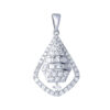 TOMEI 【爱的浪漫点滴】Romantic Droplet Pendant, White Gold 750