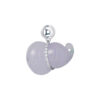 TOMEI Purple Jade Gourd Pendant, White Gold 750