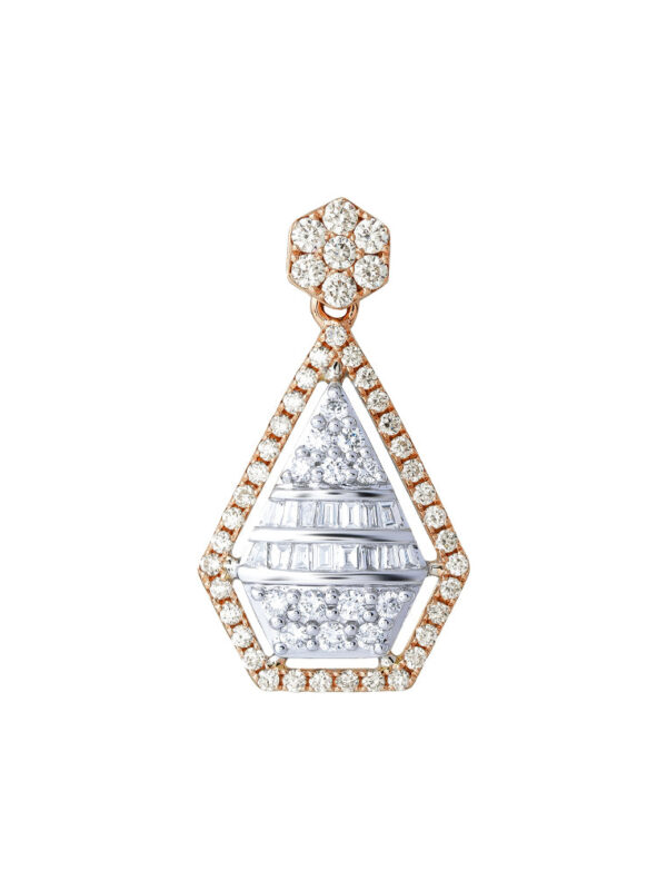 TOMEI 【爱的浪漫点滴】Romantic Droplet Pendant, White+Rose Gold 750