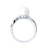 TOMEI 【珍爱多美】Pure Love Pearl Ring, White Gold 585