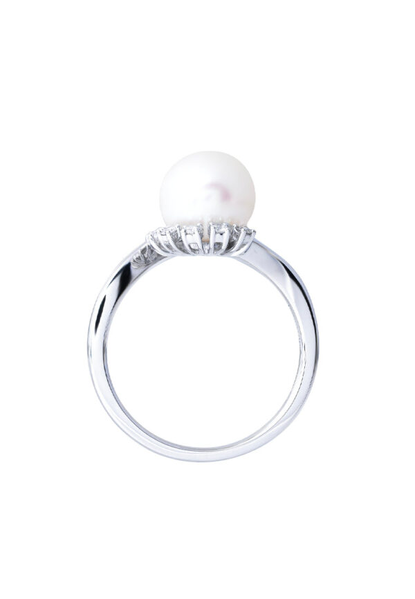 TOMEI 【珍爱多美】Pure Love Pearl Ring, White Gold 585