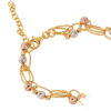 TOMEI Tri-Tone Dazzling Ball Necklace, Yellow Gold 916