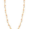 TOMEI Tri-Tone Dazzling Ball Necklace, Yellow Gold 916