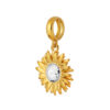 TOMEI Sunflower Charm, Yellow Gold 916