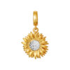 TOMEI Sunflower Charm, Yellow Gold 916