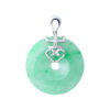 TOMEI 【圆满和美】Jade Of Completeness Pendant, White Gold 750
