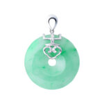 TOMEI 【圆满和美】Jade Of Completeness Pendant, White Gold 750