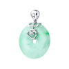 TOMEI 【圆满和美】Jade Of Completeness Pendant, White Gold 750