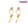 TOMEI Vignette of Daintiness with Chic Earrings, Yellow Gold 916 (9Q-YG1216E-1C)