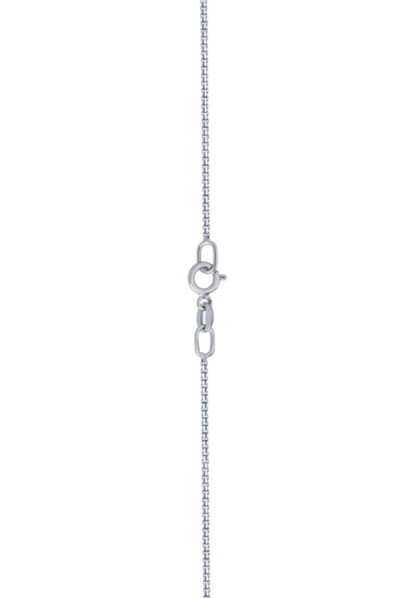 TOMEI Horseshoe Diamond Pendant Set, White Gold 585