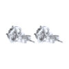 TOMEI Blooms Of Fortune Diamond Earrings, White Gold 585