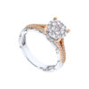TOMEI Blooms Of Fortune Diamond Ring, White+Rose Gold 750