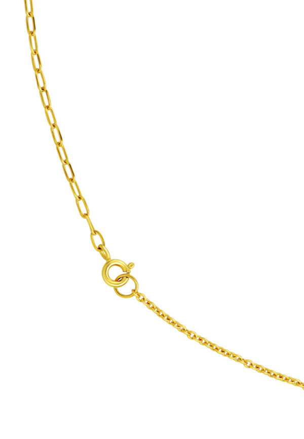 TOMEI Infinity Tie Necklace, Yellow Gold 916