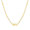 TOMEI Infinity Tie Necklace, Yellow Gold 916