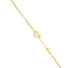 TOMEI Diamond Cut Collection Only Love Bracelet, Yellow Gold 916