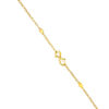 TOMEI Infinity Tie Bracelet, Yellow Gold 916