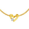 TOMEI Diamond Cut Collection Only Love Pendant, Yellow Gold 916