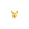 TOMEI Diamond Cut Collection Only Love Pendant, Yellow Gold 916