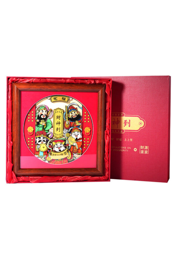 TOMEI God Of Fortune Gold Wafer 0.3G Frame, Yellow Gold 9999