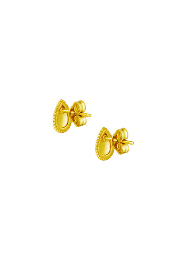 TOMEI Diamond Cut Collection Earrings, Yellow Gold 916