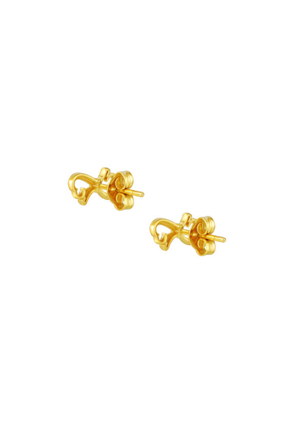 TOMEI Infinity Tie Earrings, Yellow Gold 916
