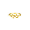 TOMEI Infinity Tie Ring, Yellow Gold 916