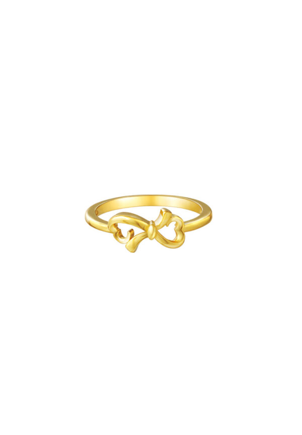 TOMEI Infinity Tie Ring, Yellow Gold 916