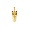 TOMEI Lion Dance Tassel Pendant, Yellow Gold 916