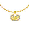 TOMEI Diamond Cut Collection Ruyi Pendant, Yellow Gold 916
