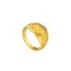TOMEI Diamond Cut Collection Fortune Toad Ring, Yellow Gold 916