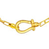 TOMEI Lucky Horseshoe Necklace, Yellow Gold 916
