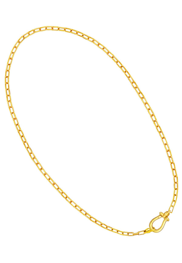 TOMEI Lucky Horseshoe Necklace, Yellow Gold 916