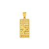 TOMEI Blissful Collection Horse Abacus Pendant, Yellow Gold 916